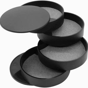 Jewelry Organizer 4-Tier Showcase Storage Box Rotating Holder for Women Bracelet